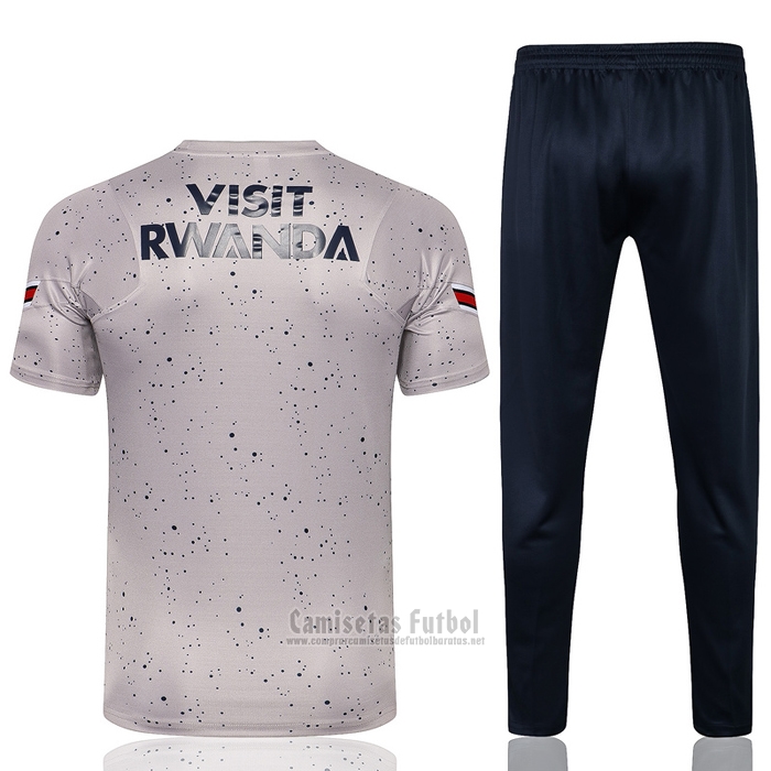 Chandal del Paris Saint-Germain Manga Corta 2021-2022 Gris